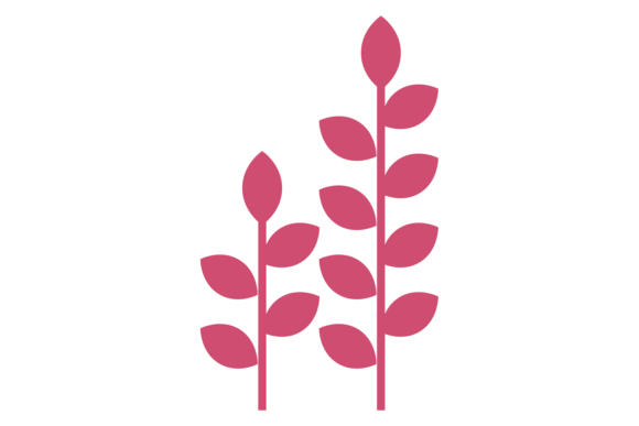 Download Red Leaves Branches. Floral Element. Pla - Element Collection