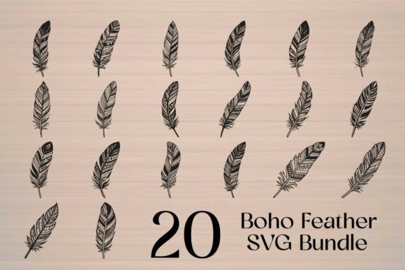Download Feather SVG Bundle - Feather svg Collection