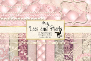 Download Pink Lace and Pearls Graphics - Lace Collection