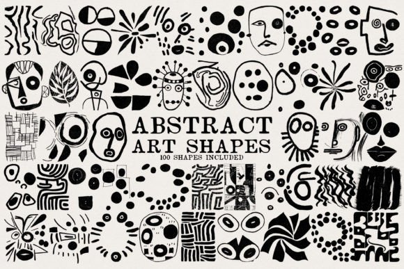 Download Abstract Art Shapes Collection - Shape Collection