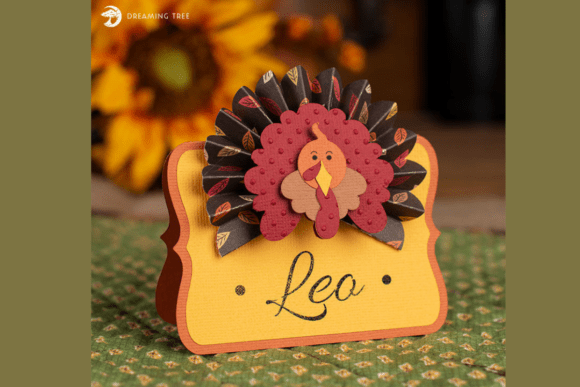 Download Turkey Place Card - Lace Collection