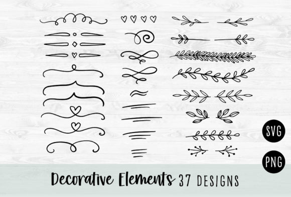 Download Decorative Elements and Branches SVG - Element Collection