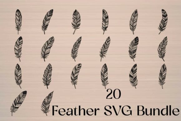 Download Feather SVG Bundle - Feather svg Collection